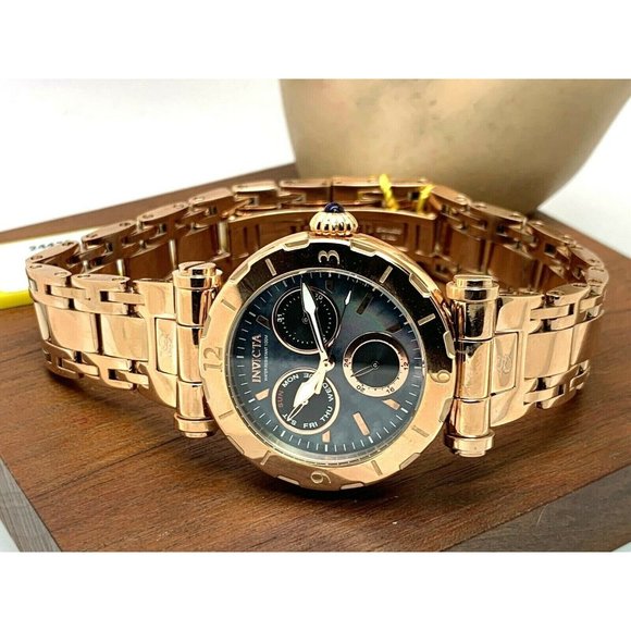 Invicta Women's Watch 24429 Subaqua Rose Gold Tone Stainless Quartz MOP Dial - Picture 7 of 11